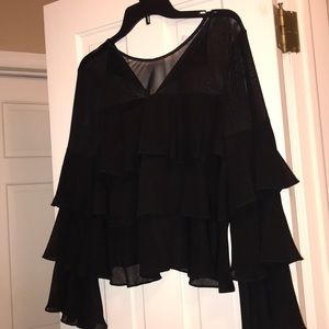 Ruffled blouse